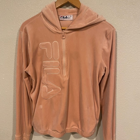 Fila Tops - Fila‎ Apricot Half-Zip Hoodie